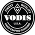 Logo for the brand Vodis USA